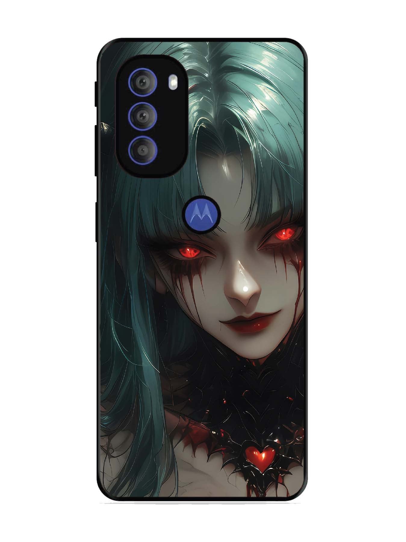 Motorola Moto G71 5G succubus-demon-anime-girl-red-eyes