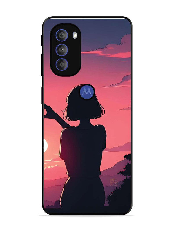 Motorola Moto G71 5G Love Heart with Hand Girl