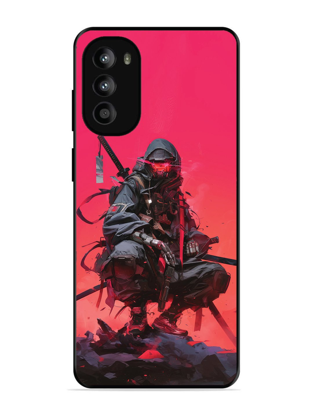 Motorola Moto G82 Cyberpunk Ninja Katana