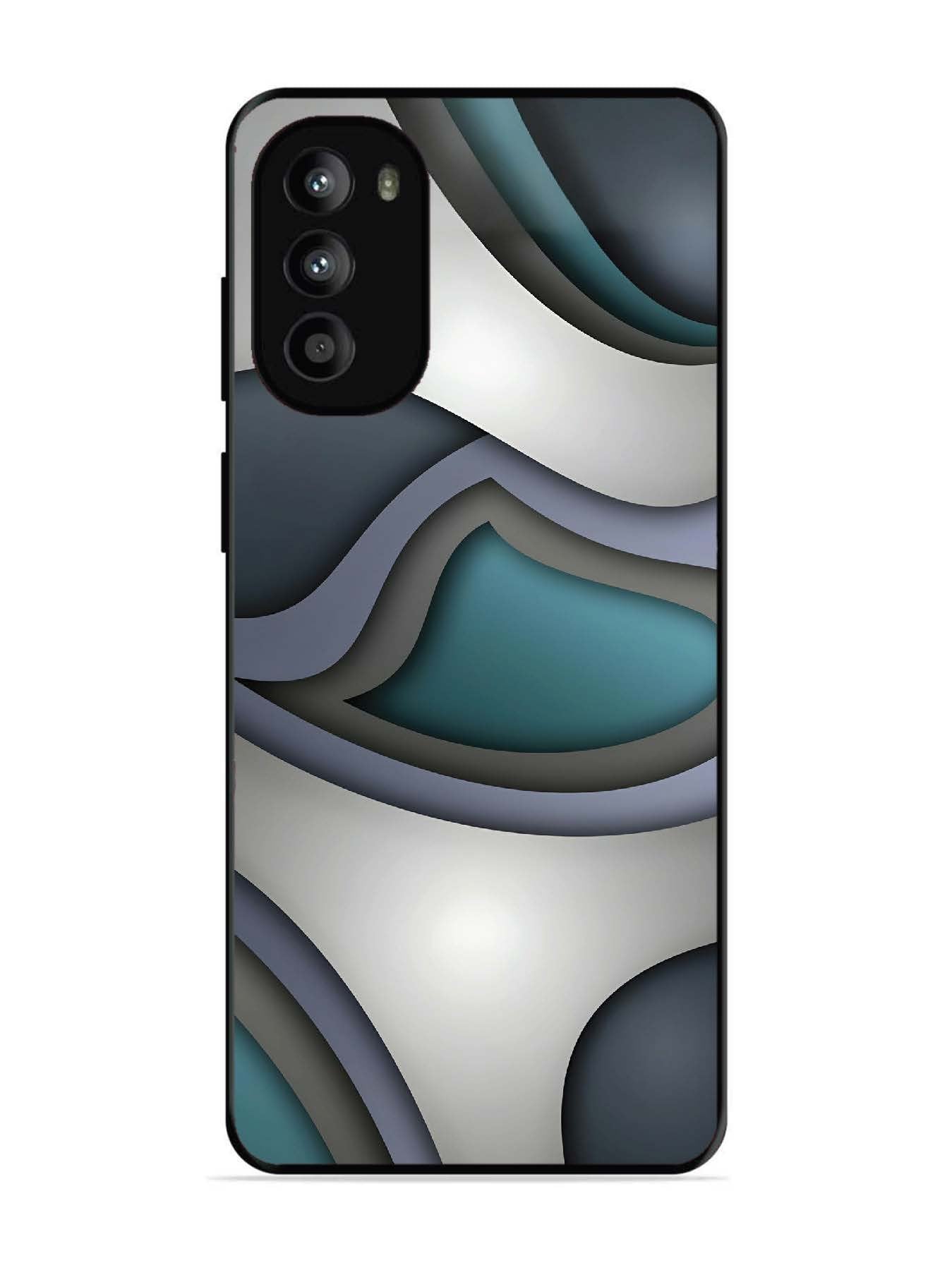 Motorola Moto G82 Slate Blue Gradient Wave