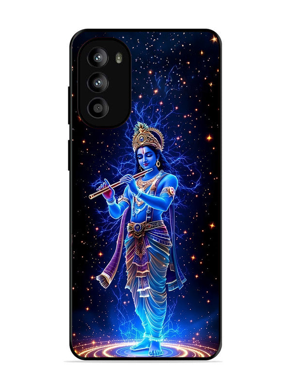 Motorola Moto G82 | 2D Metal | Krishna with Flute | MO-G82-455