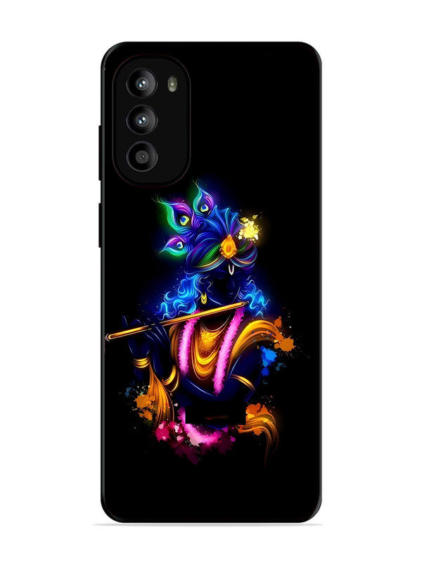 Motorola Moto G82 | 2D Metal | Krishna Playing Flute | MO-G82-460