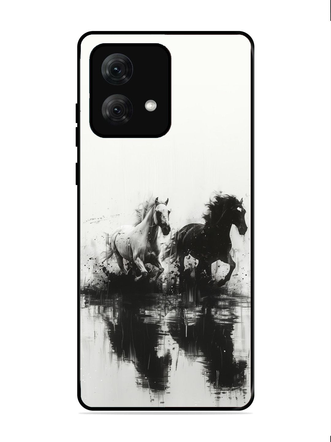 Motorola Moto G84 Black & White Horse
