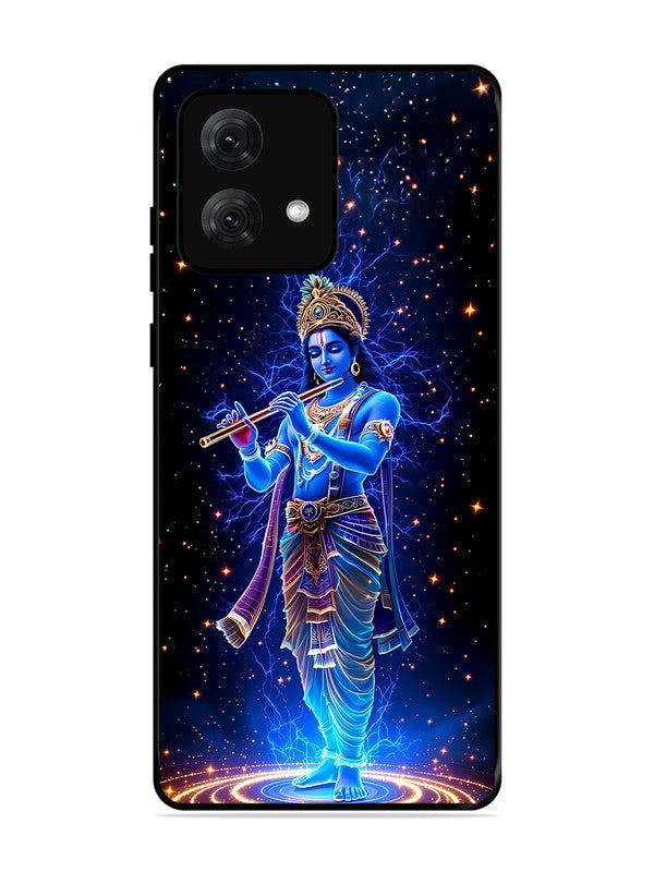 Motorola Moto G84 | 2D Metal | Krishna with Flute | MO-G84-455