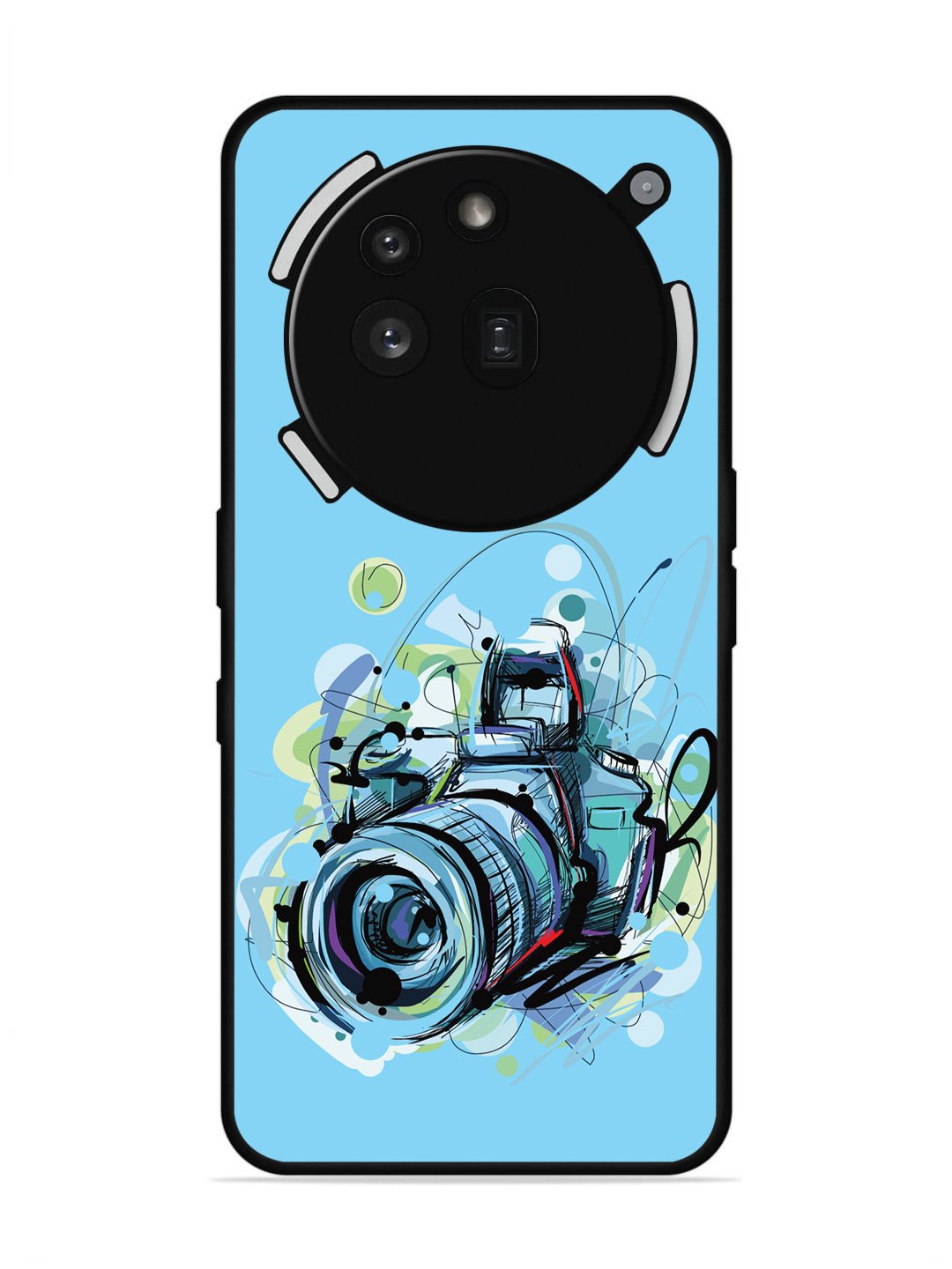 Nothing Phone 3a Pro 5G Camera Blue Background
