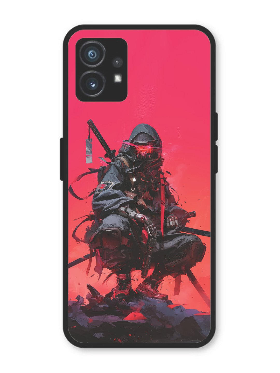 Nothing Phone 1 Cyberpunk Ninja Katana