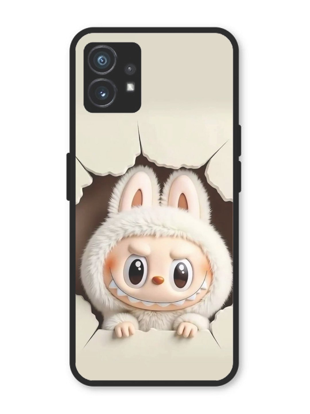 Nothing Phone 1 Labubu from Cracked Wall