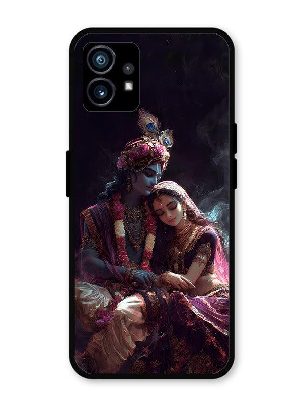 Nothing Phone 1 | 2D Metal | Radha Krishna Together | NO-P1-457