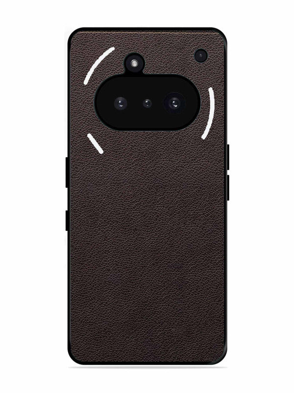 Nothing Phone 3A Print of Brown Leather Pattern