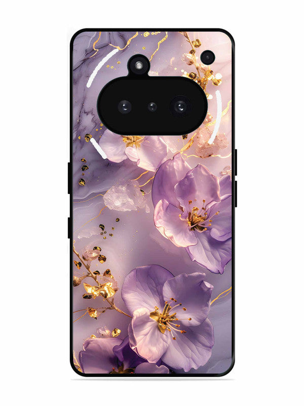 Nothing Phone 3A Orchid with Golden Safron