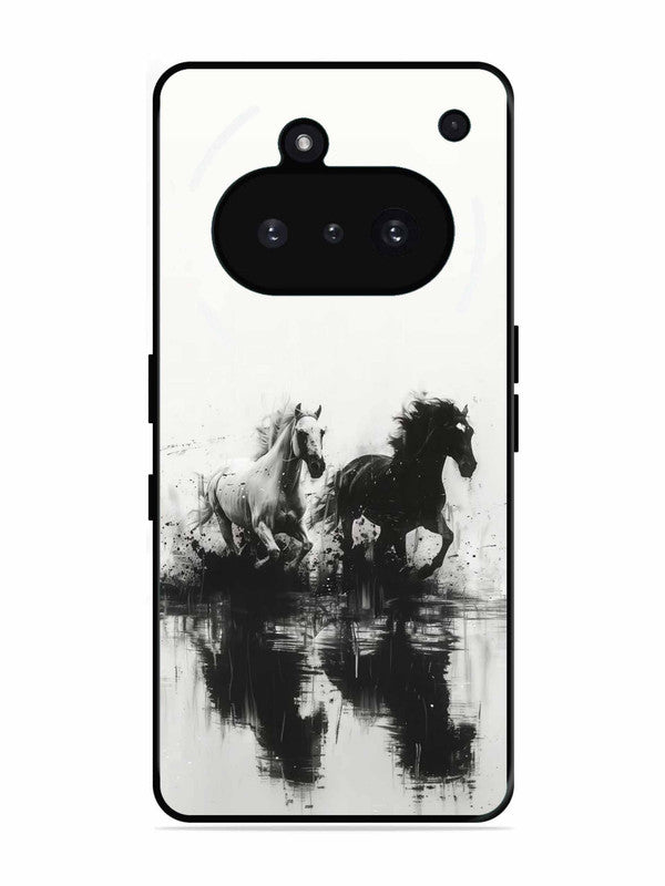 Nothing Phone 3A Black & White Horse