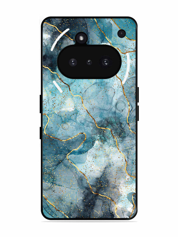 Nothing Phone 3A Oceanic Golden Strip Marble