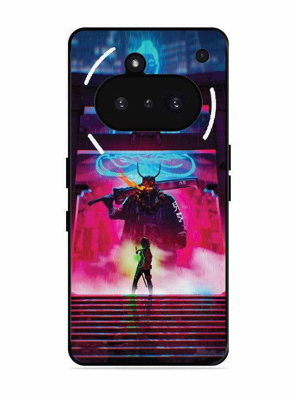 Nothing Phone 3A Cyberpunk Yokai Monster