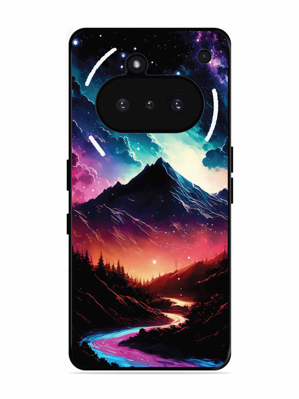 Nothing Phone 3A mountain-valley-Colorful-cloud-at-night