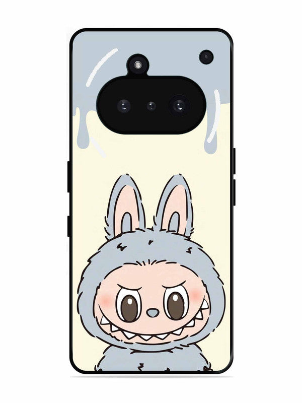 Nothing Phone 3A Labubu Closeup Blue