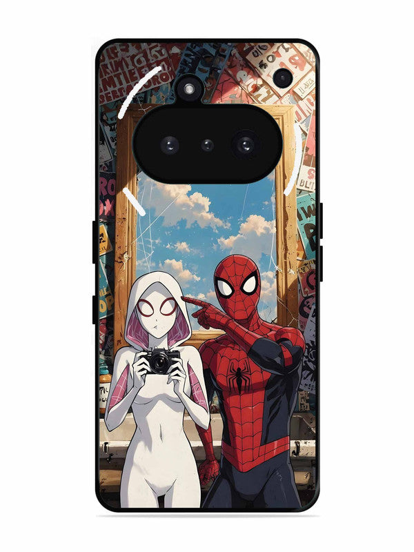 Nothing Phone 3A Spiderman and Spiderwoman