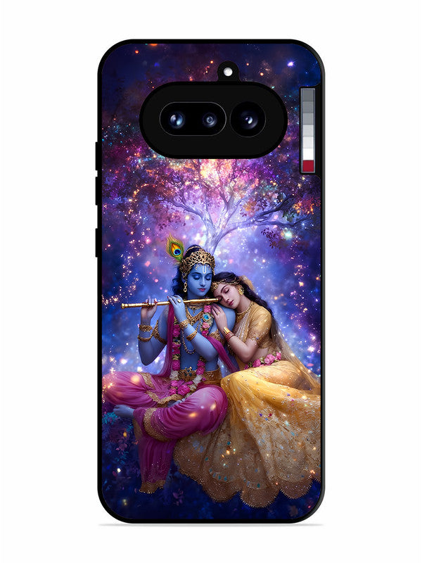 Nothing Phone 4A | 2D Metal | Radha Krishna Enjoying Flute | NO-P4A-459