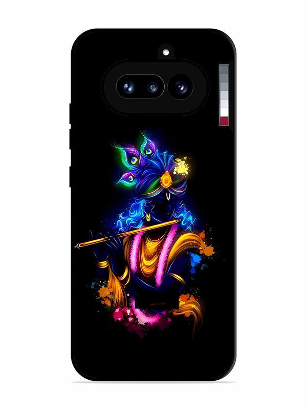 Nothing Phone 4A | 2D Metal | Krishna Playing Flute | NO-P4A-460
