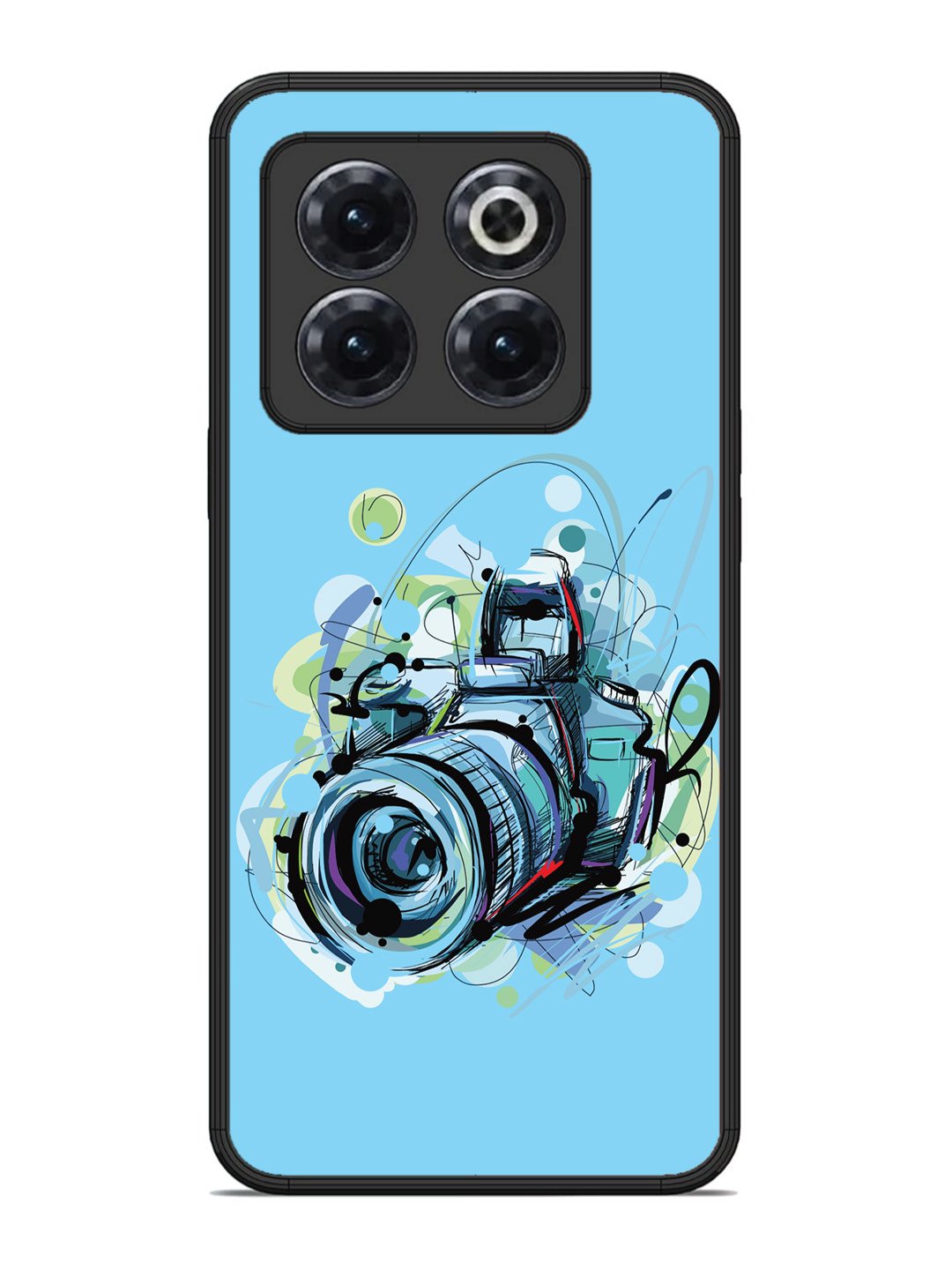 OnePlus 10T Camera Blue Background