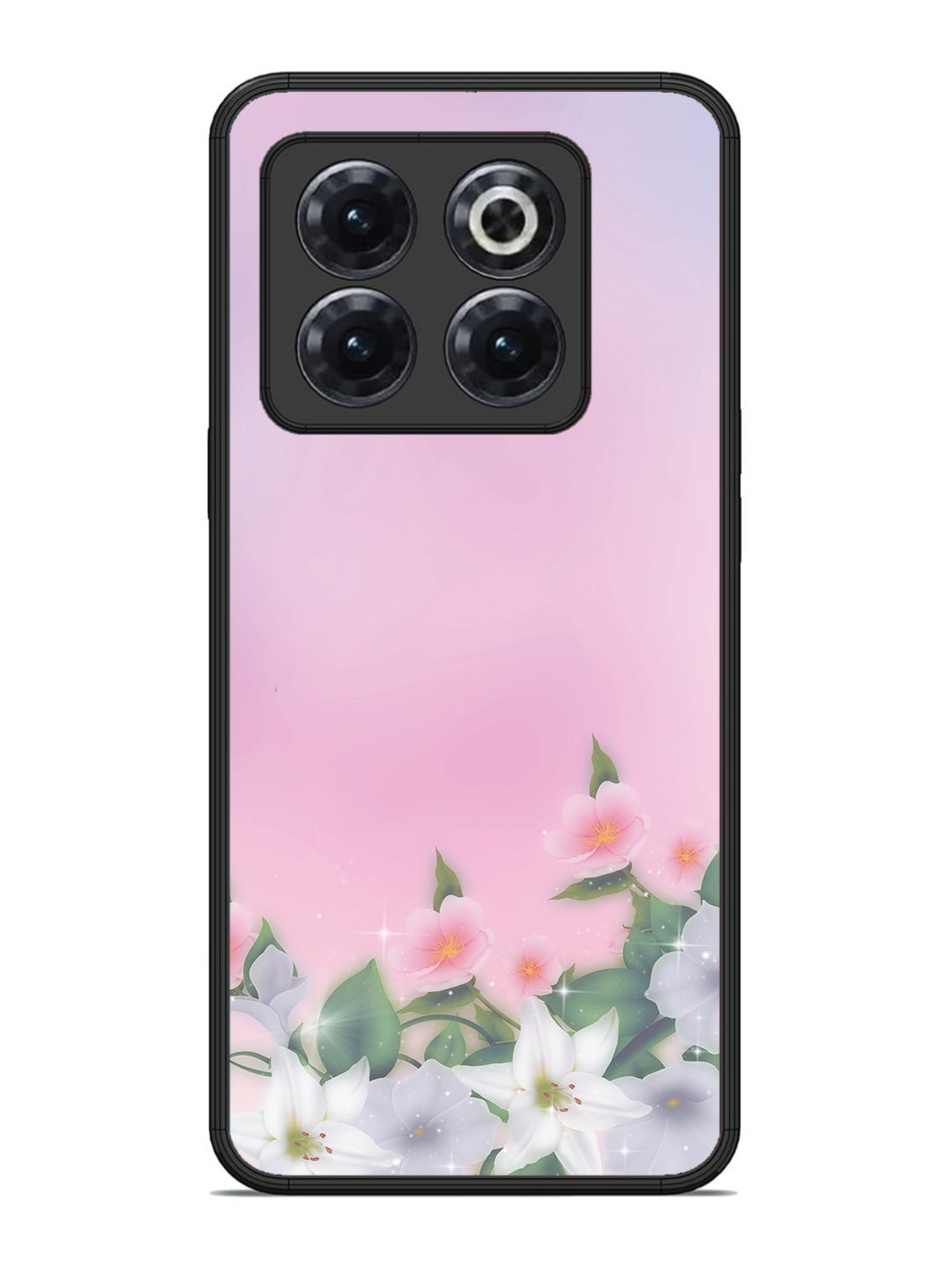 OnePlus 10T Pink Floral Elegance