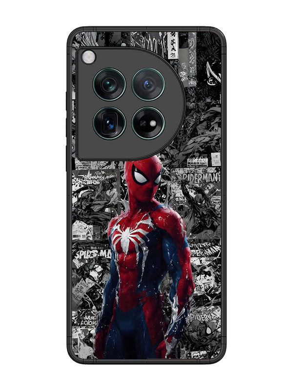 OnePlus 12 Spiderman Highlighted on News Paper