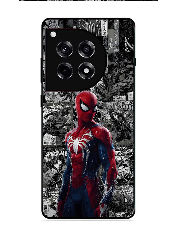 OnePlus 12R Spiderman Highlighted on News Paper