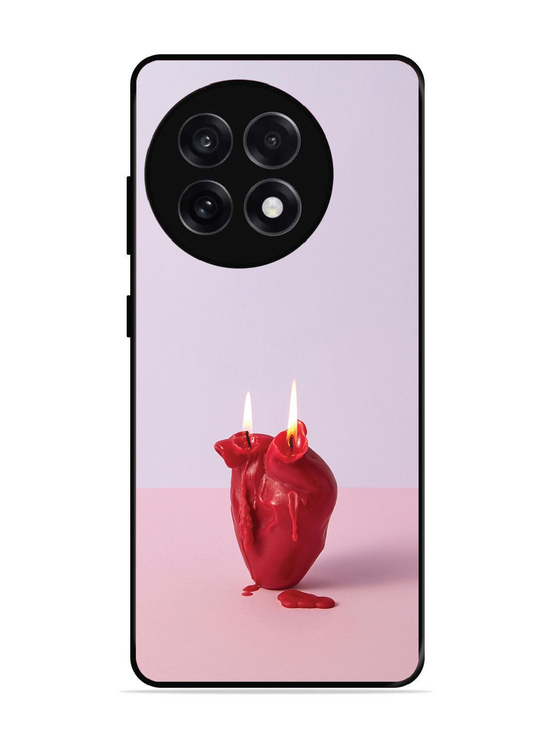 OnePlus 13R A Lighted Heart Candle