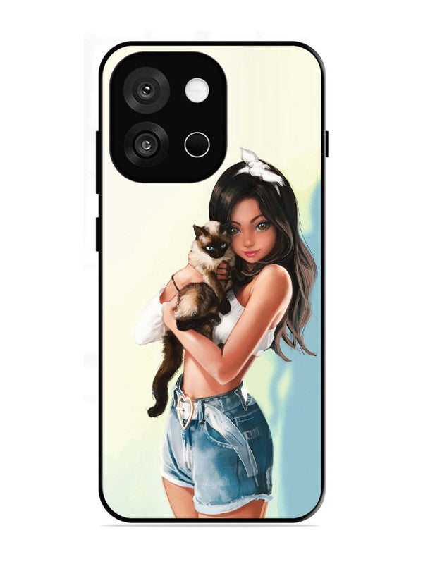 OnePlus 13s 5G Cute Girl with Cat