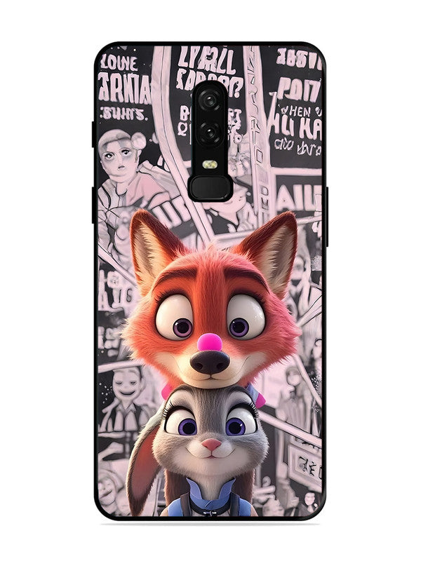 OnePlus 6 Cute Nick wilde and judy hopps 2