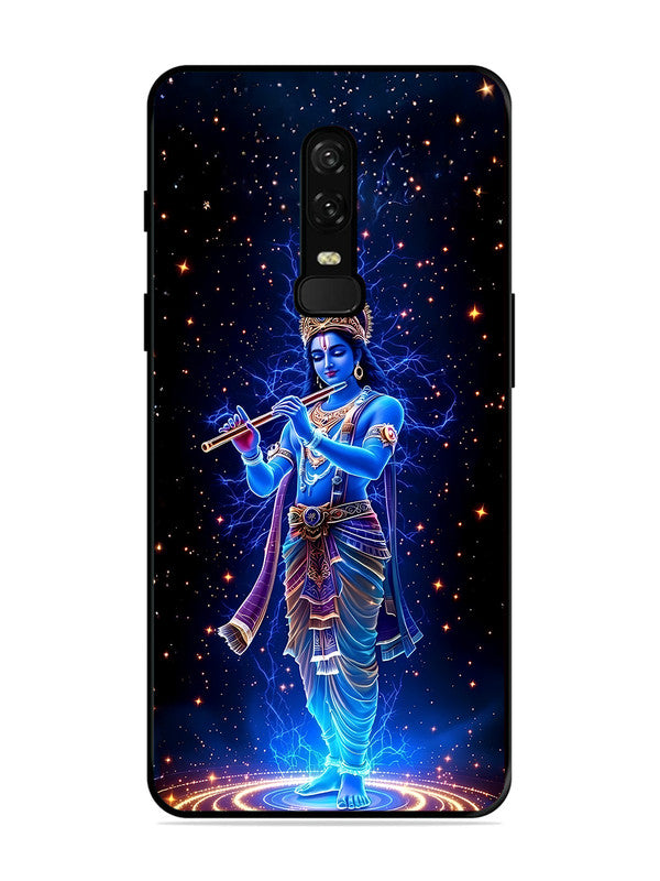 OnePlus 6 | 2D Metal | Krishna with Flute | ON-6-455