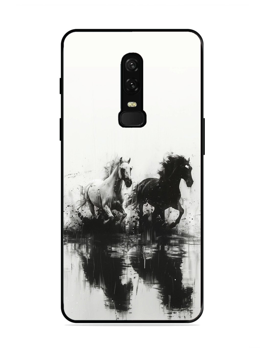 OnePlus 6 Black & White Horse