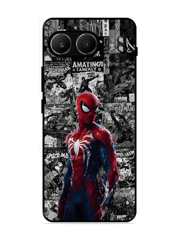 OnePlus Nord 4 5G Spiderman Highlighted on News Paper