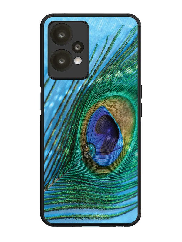oneplus nord ce 2 lite 5g A drop on Peacock Feather