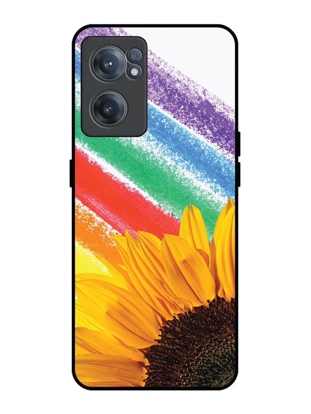 OnePlus Nord CE 2 5G Sunflower on Colourful Lines