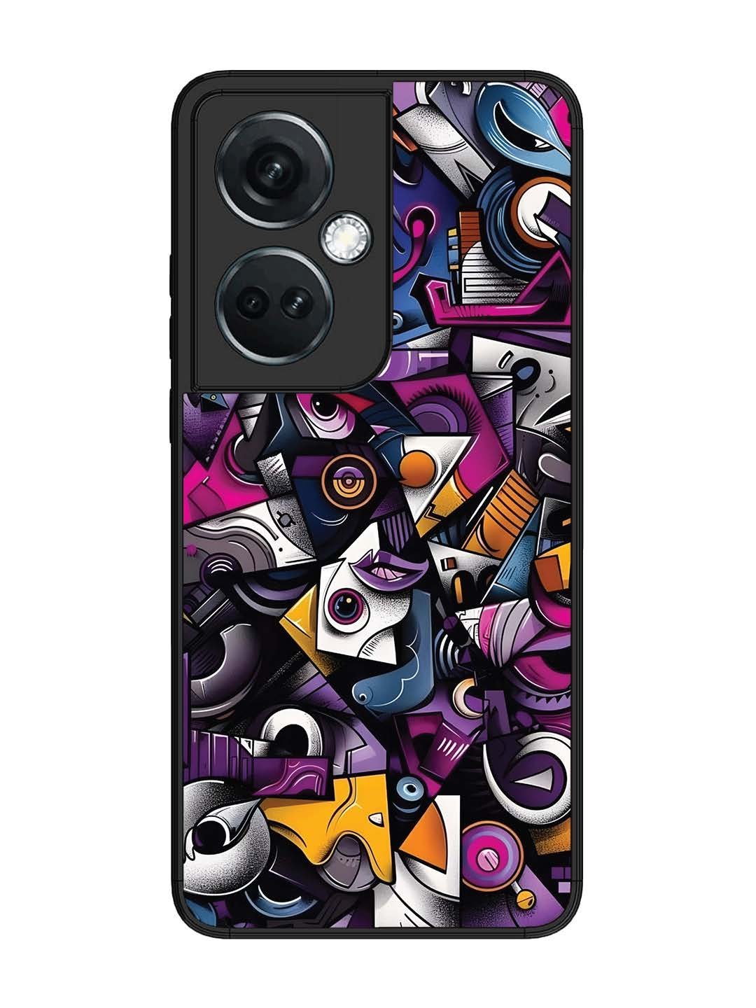 OnePlus Nord CE 3 Lite Abstract Geometric Graffiti Chaos