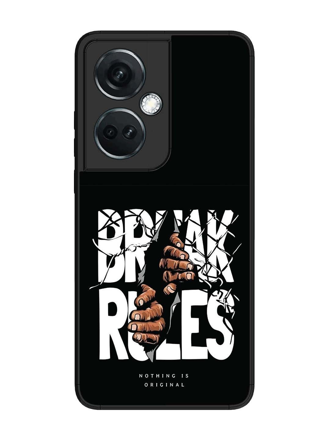 OnePlus Nord CE 3 Lite Break Rules Gritty Typography Art