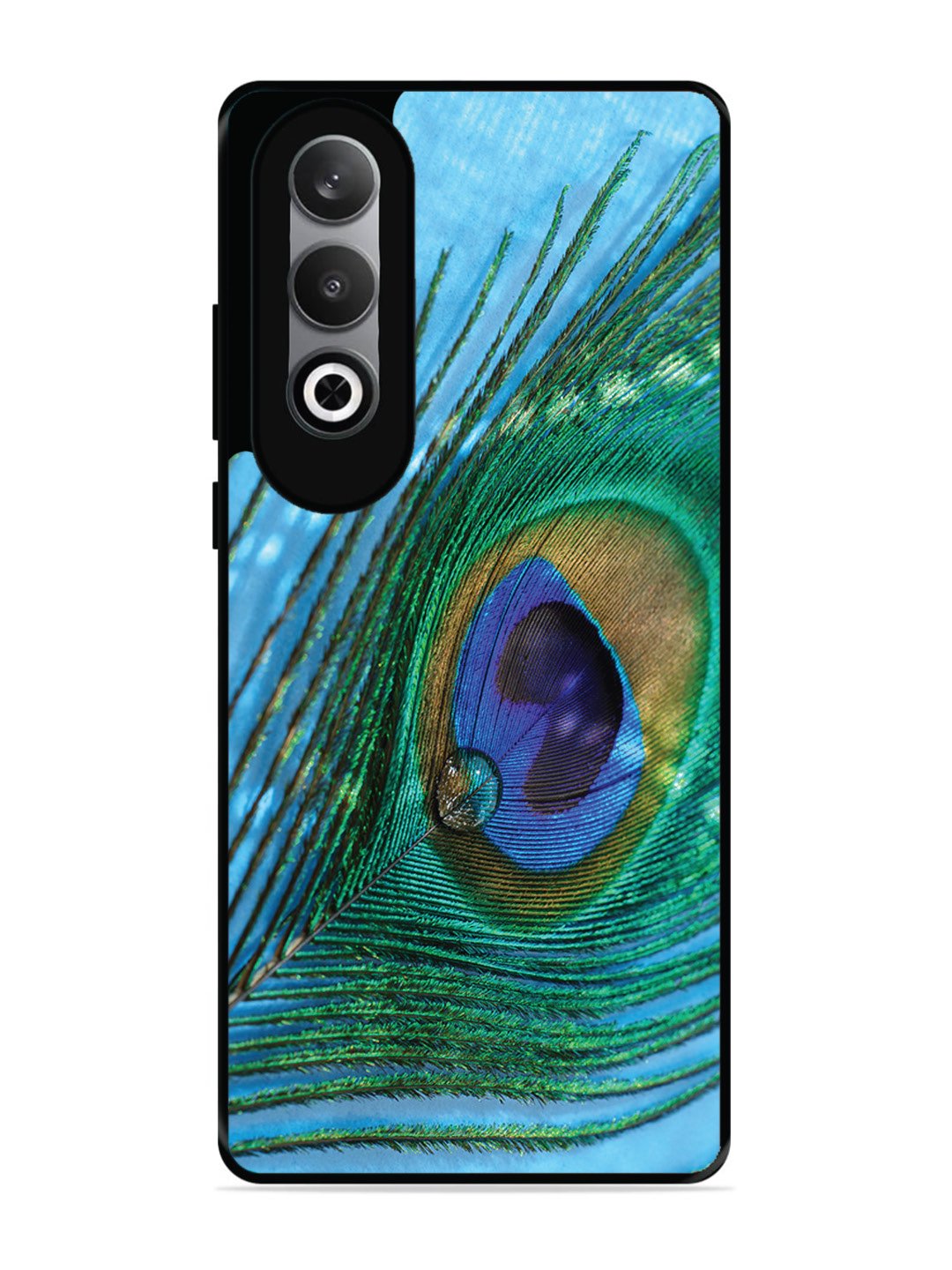 OnePlus Nord CE 4 A drop on Peacock Feather
