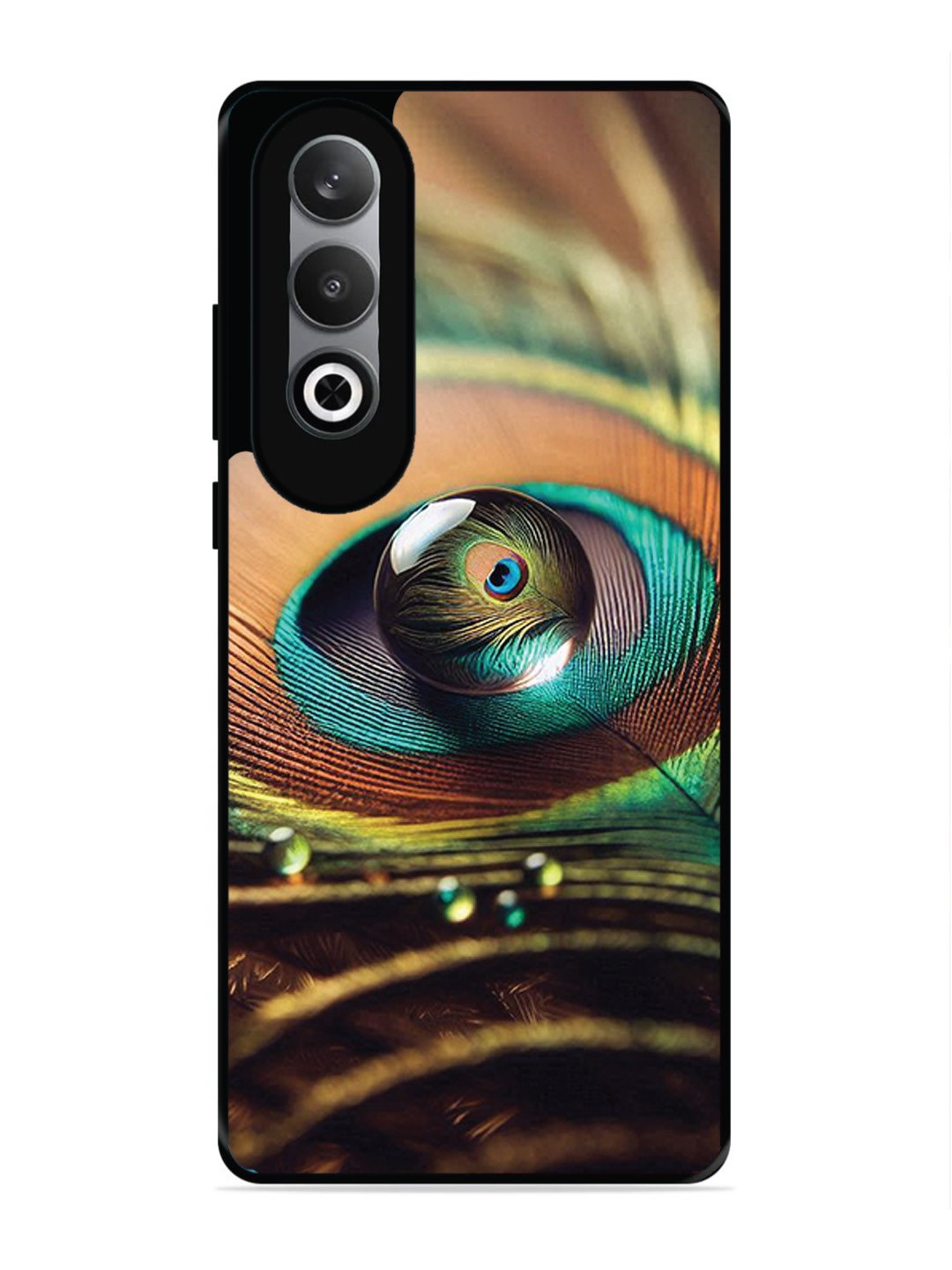 OnePlus Nord CE 4 Water Drop On Peacock Feather