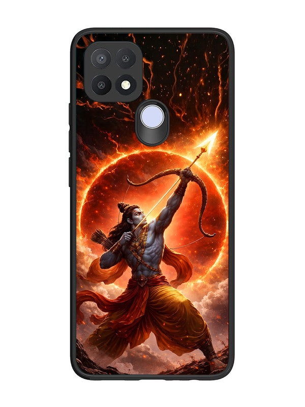 Oppo A15 Lord Ram with Bow and arrow