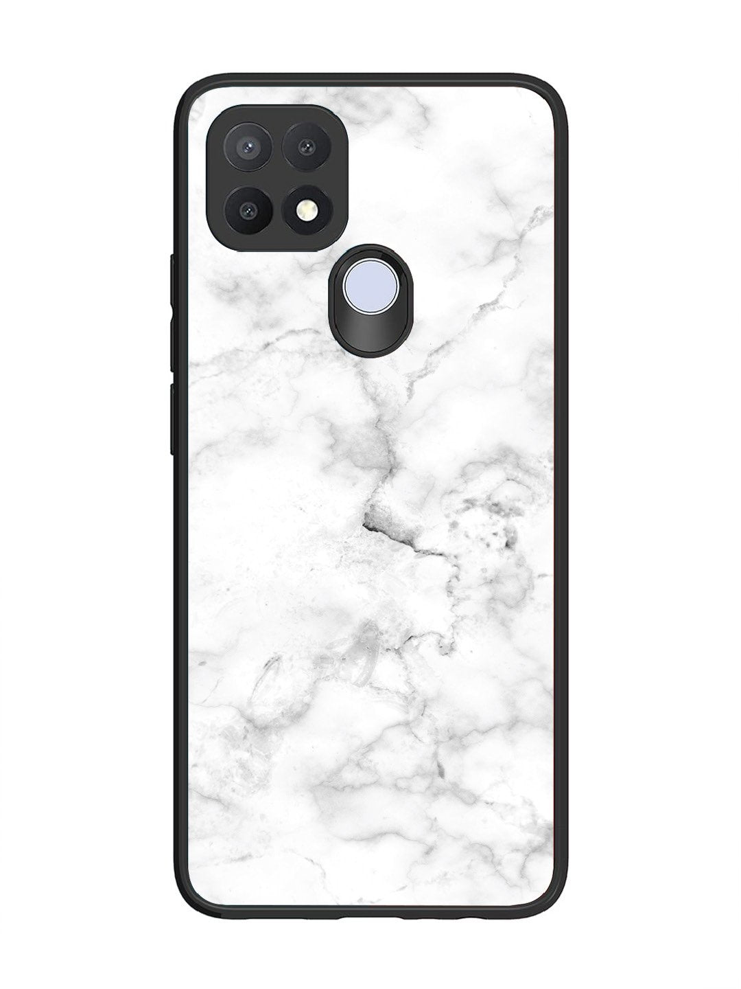 Oppo A15 White Marble