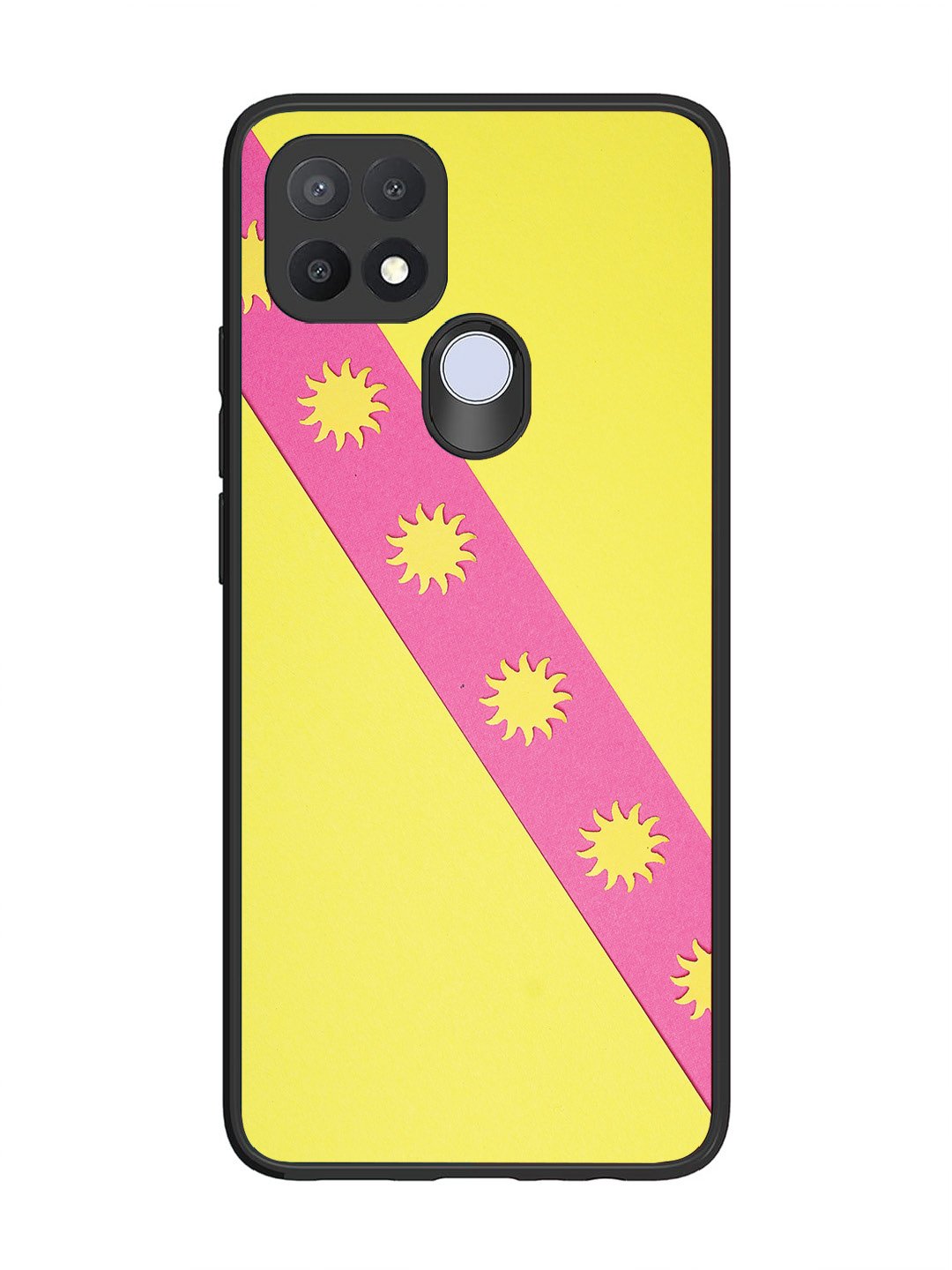 Oppo A15 Pick Strip on Yellow Colour