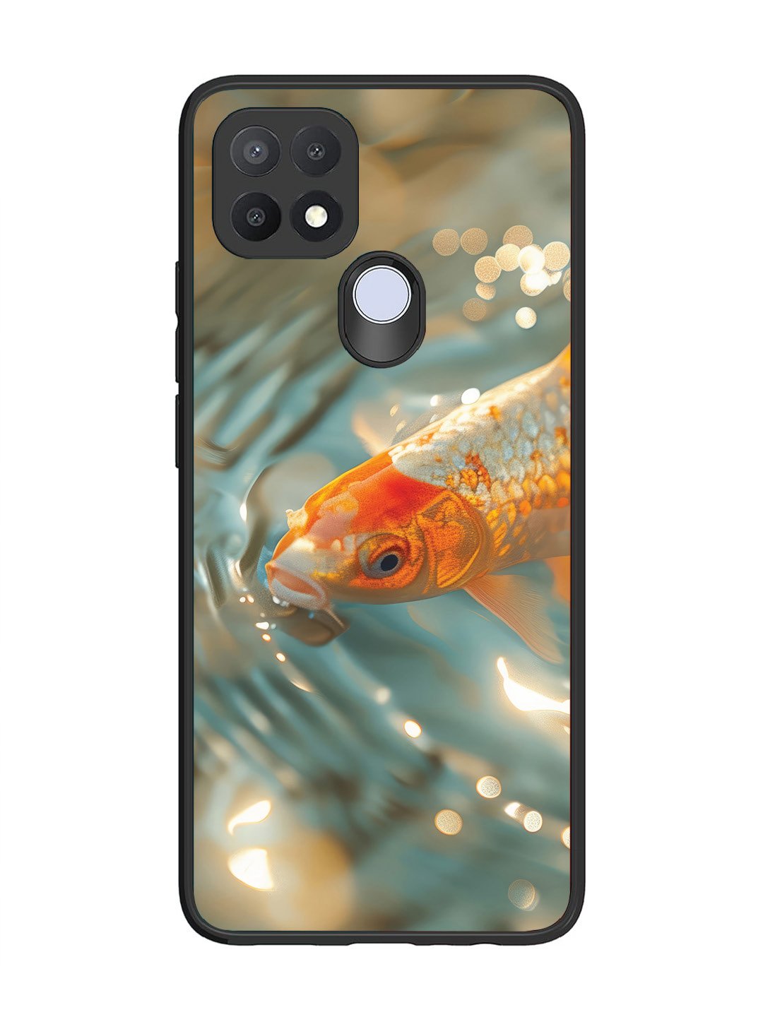 Oppo A15 gold-fish-animal