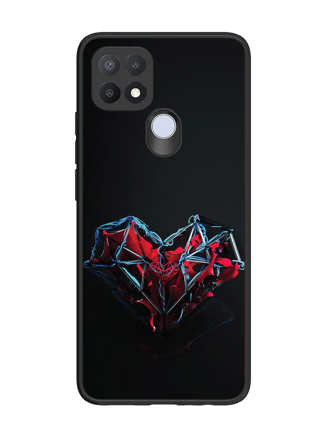 Oppo A15 heart-abstract