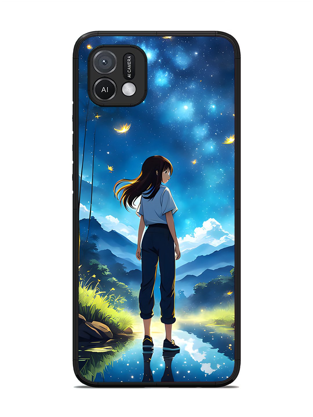Oppo A16K Girl In Beautiful Forest