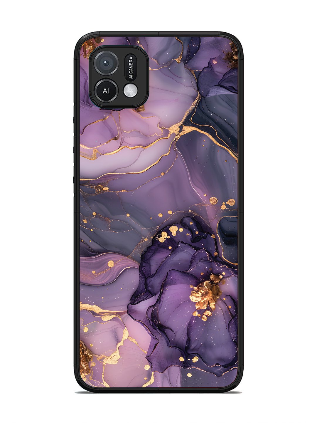 Oppo A16K Royal Orchid Theme Marble