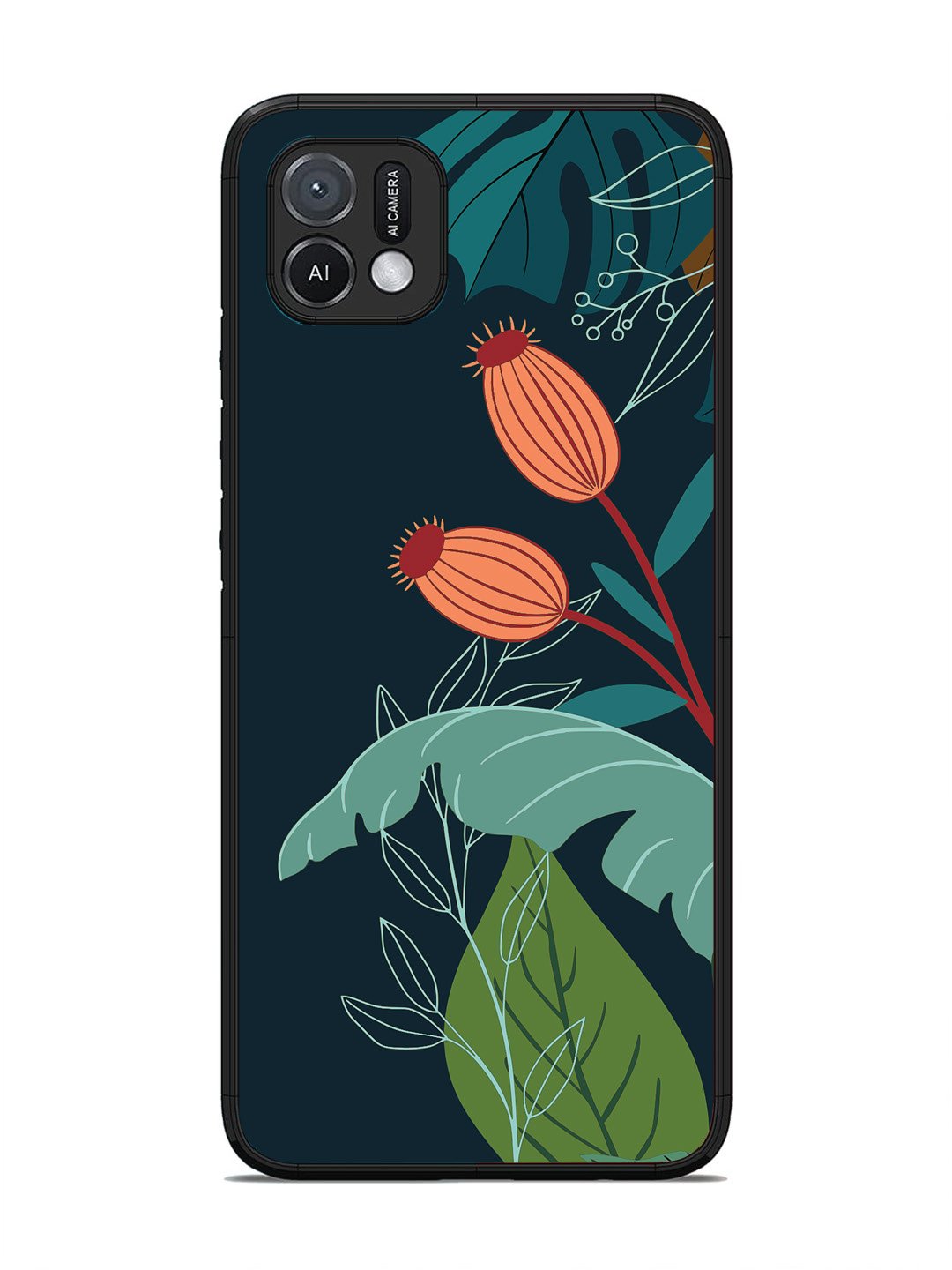 Oppo A16K Plant Illustration