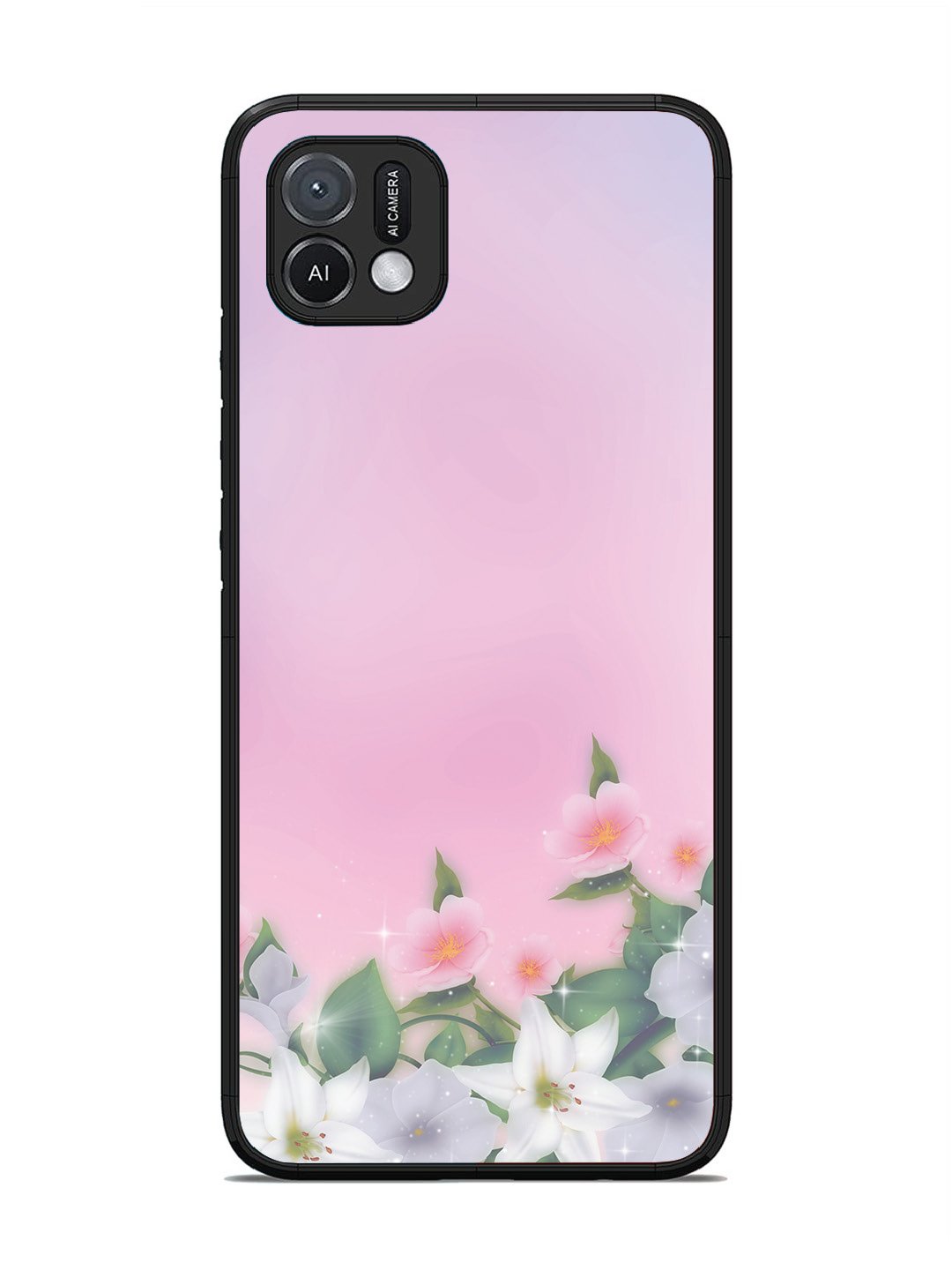 Oppo A16K Pink Floral Elegance