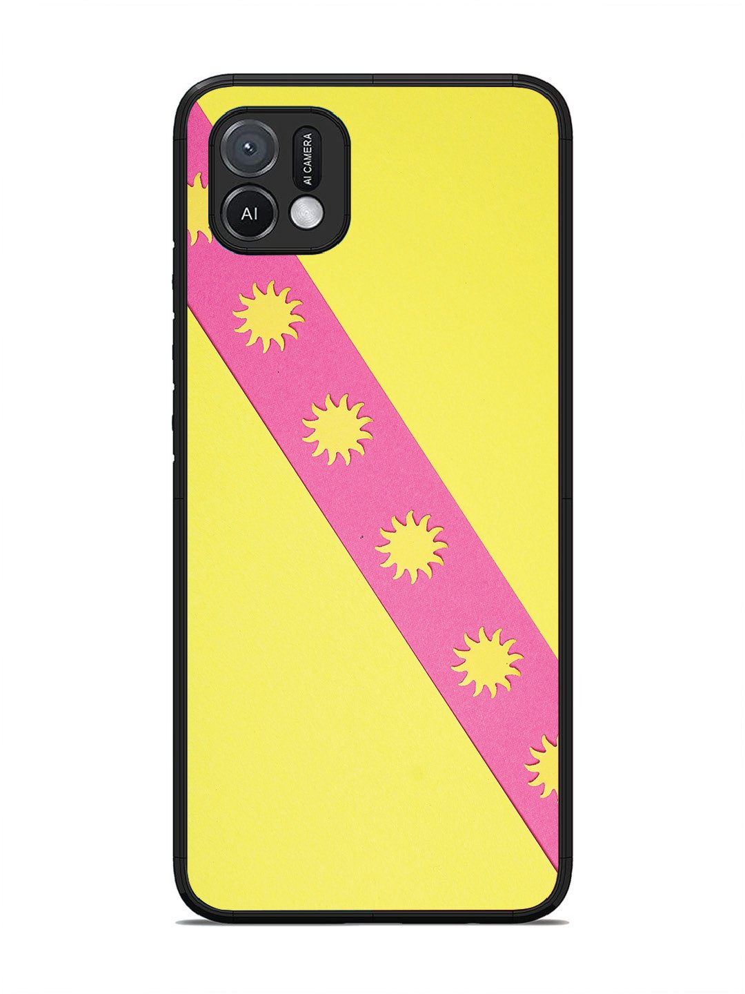 Oppo A16K Pick Strip on Yellow Colour