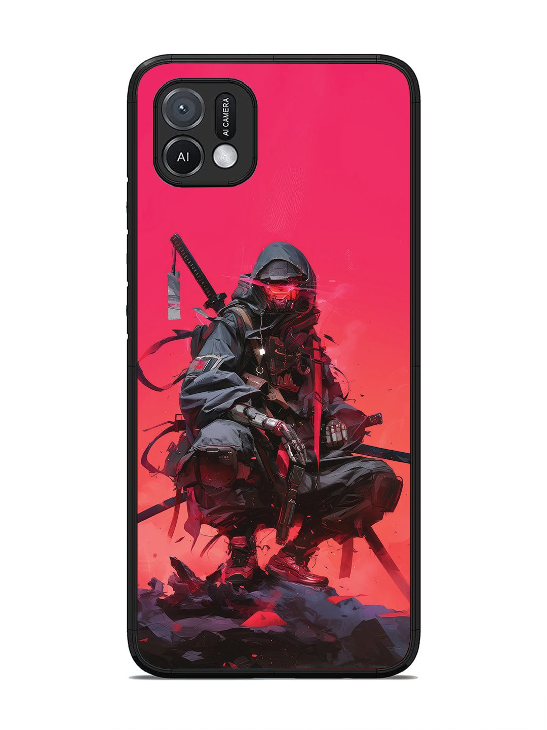 Oppo A16K Cyberpunk Ninja Katana