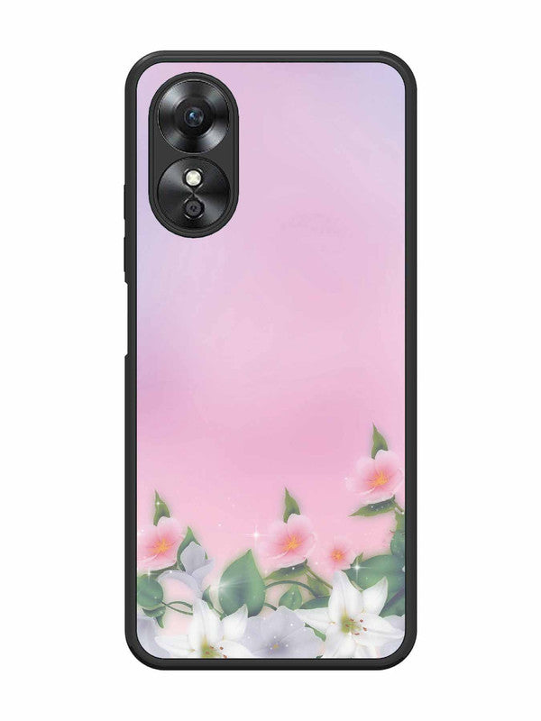 Oppo A17 Pink Floral Elegance